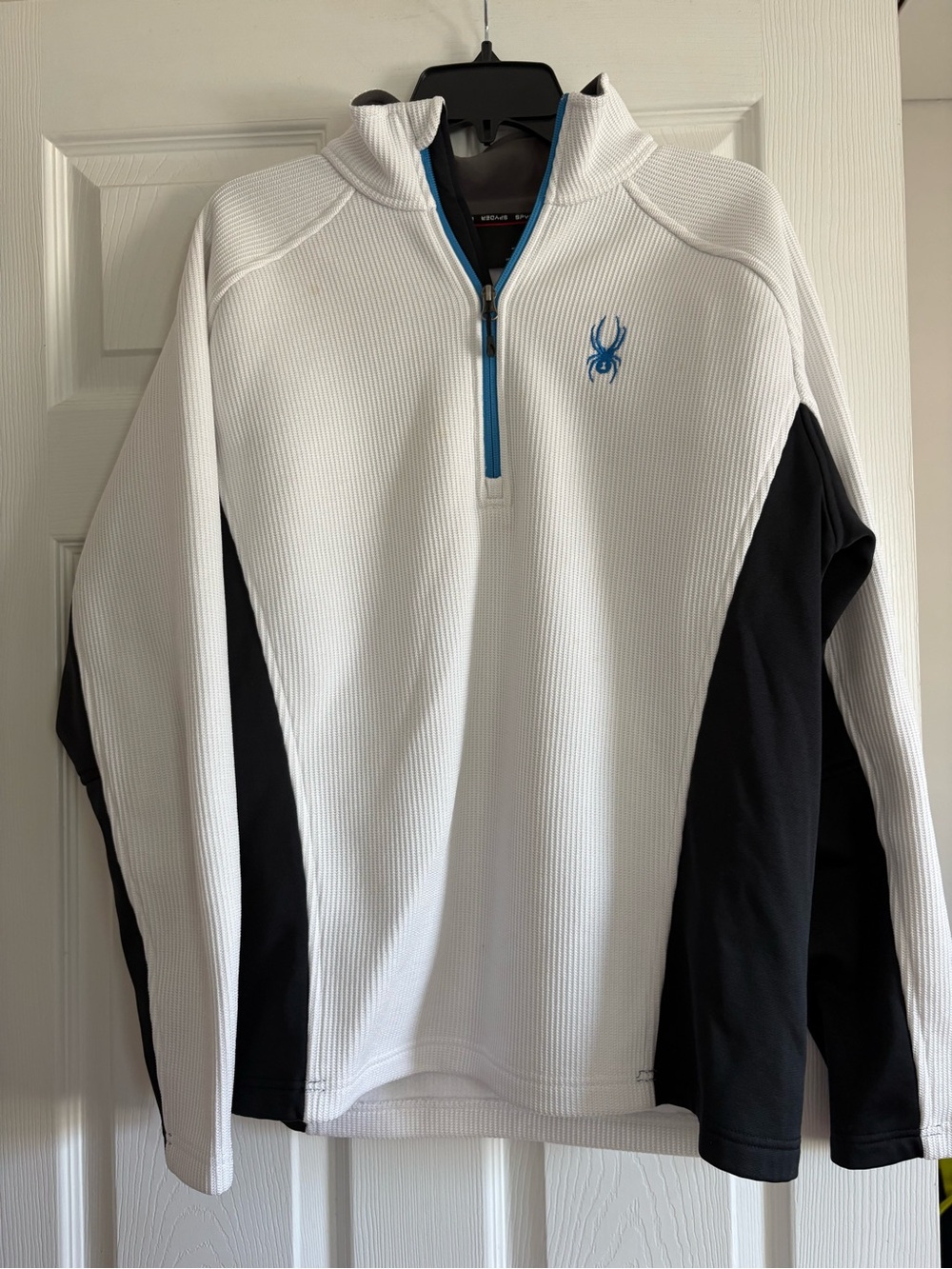 Spyder Men’s White Half-Zip Sweater